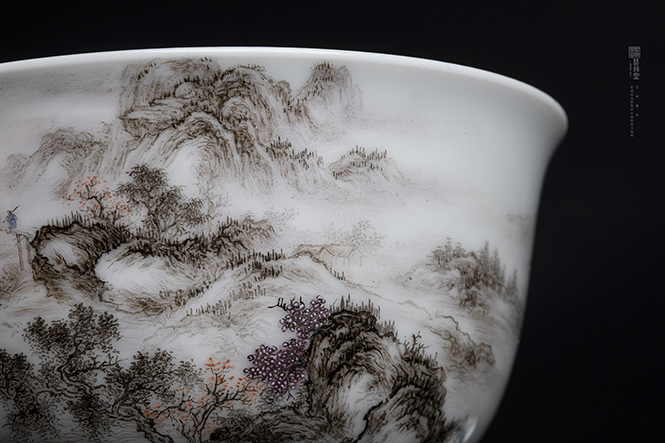 充実の品 古美術品 蓋茶碗 五客 赤絵赤壁賦 陶芸